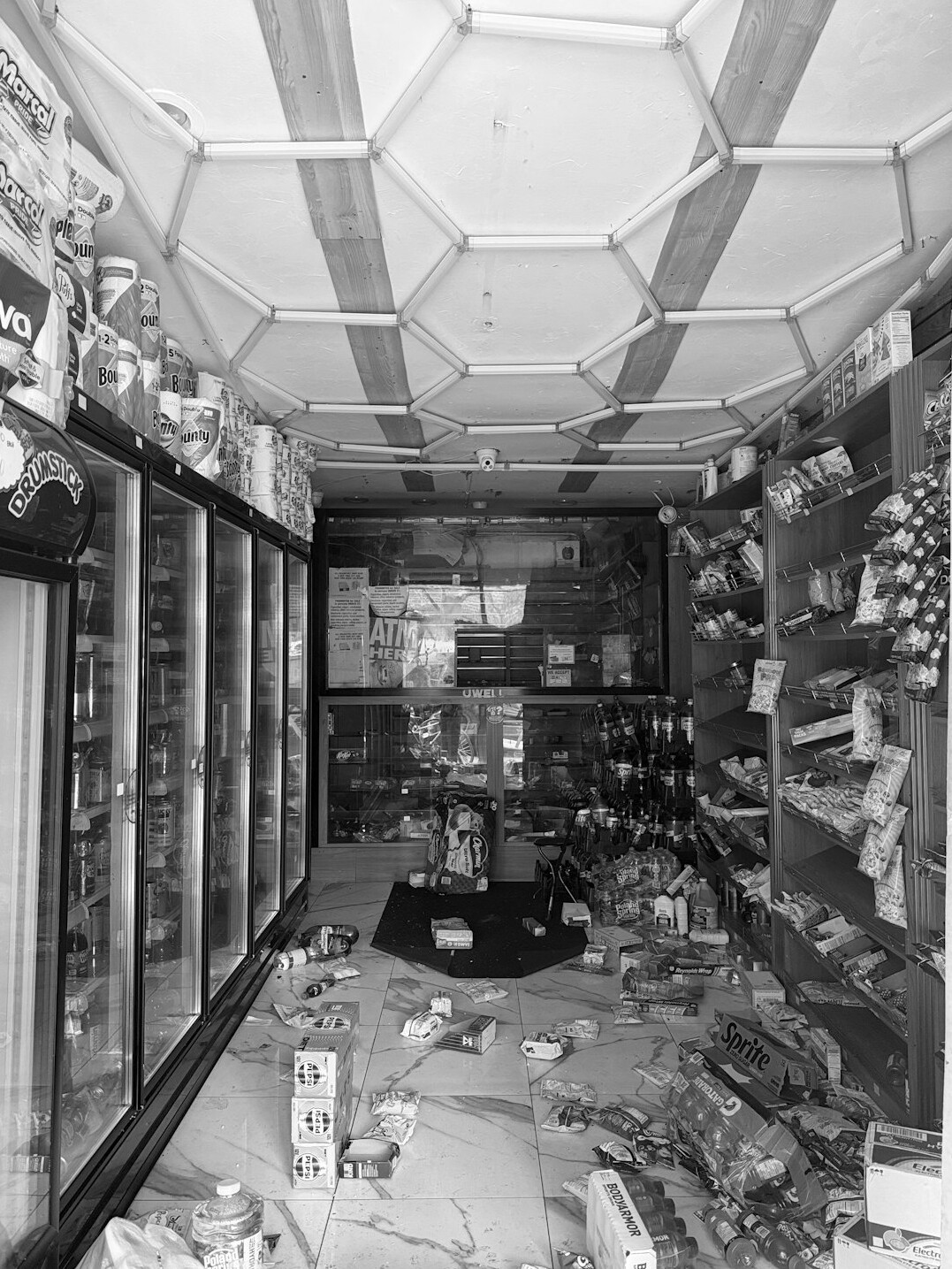 old crime scene photo