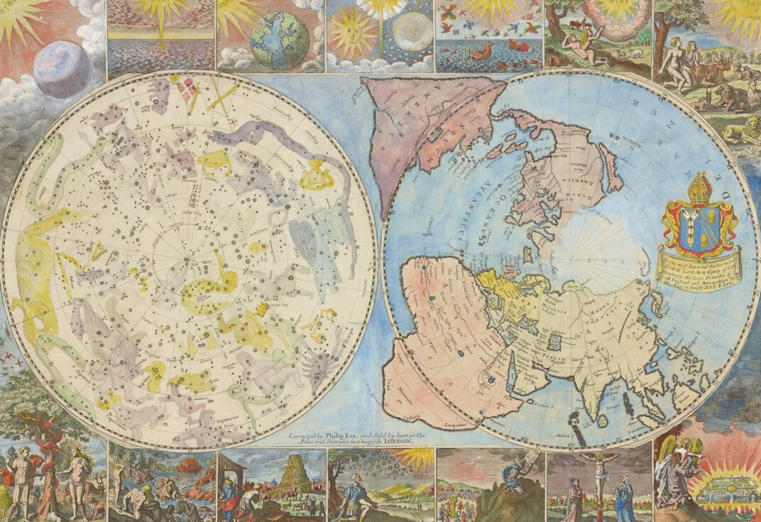 mysterious world map